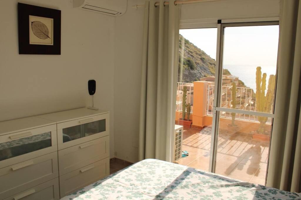 Great Sea View, Pool & Parking Apartment Mojacar Bagian luar foto