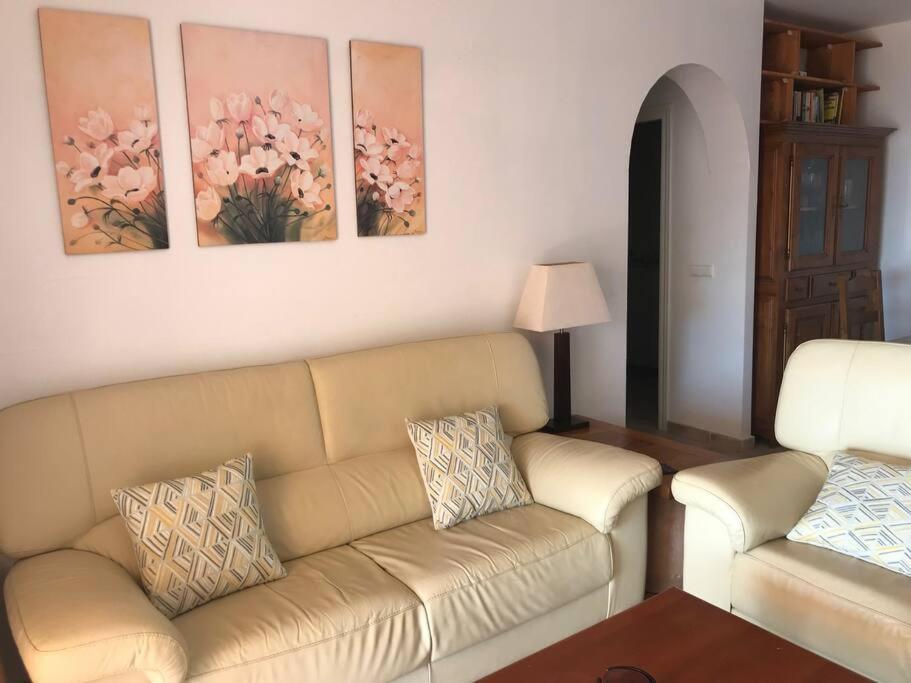 Great Sea View, Pool & Parking Apartment Mojacar Bagian luar foto