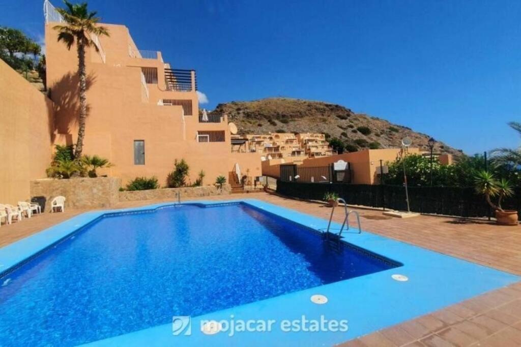 Great Sea View, Pool & Parking Apartment Mojacar Bagian luar foto