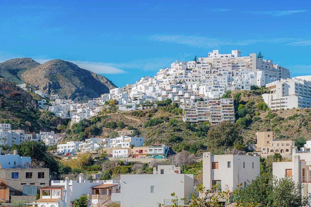Great Sea View, Pool & Parking Apartment Mojacar Bagian luar foto