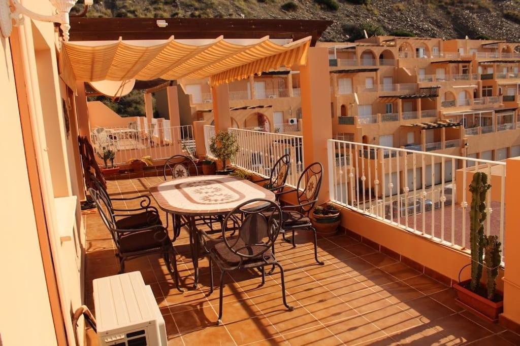 Great Sea View, Pool & Parking Apartment Mojacar Bagian luar foto
